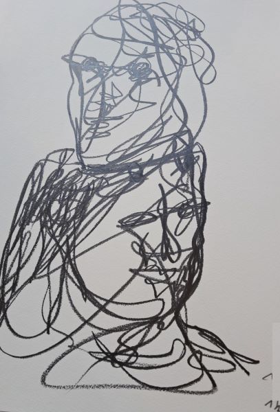 [2024] Untitled, Graphite on paper, Size Unknown
